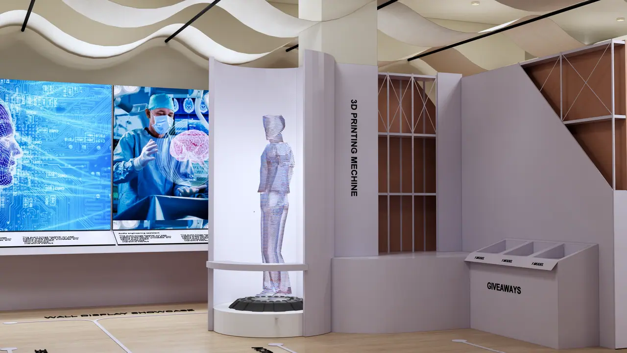 Riyadh Second Health Cluster — Projects Showcase — 3D printing station